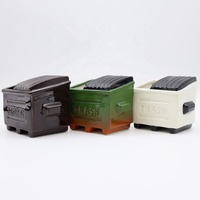 OEM ODM commande en gros unique barware porcelaine poubelle en forme de boissons verres à cocktail tasses en céramique benne feu tiki tasse