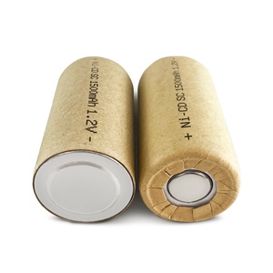 1500mah nicd sc <span class=keywords><strong>1.2v</strong></span> nicd 배터리 니켈 카드뮴 배터리 (nicd) 전동 공구 배터리 용 배터리 - Product Image 1