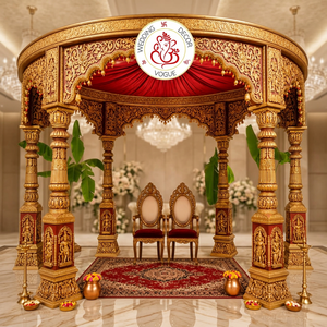 Indian <b>Wedding</b> Mandap Adjustable Crystal Stage Canopy <b>Frame</b> With Flower Stand Photo Decor <b>Wedding</b> Decoration - Product Image 2