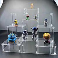 Petit Présentoir en Acrylique pour Parfum, Organisateur de Table, Support Élévateur Transparent en Acrylique pour Objets de Collection, Figurines et Rangement