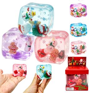 Cube anti-stress souple de Noël à remontée lente, figurine miniature, jouet de compression pour soulager le stress, promotion de Noël - Product Image 3