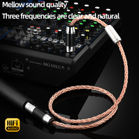 Câble XLR professionnel haute performance HiFi mâle-femelle OCC 2XLR avec prise XLR plaquée or pour microphone, haut-parleur, amplificateur
