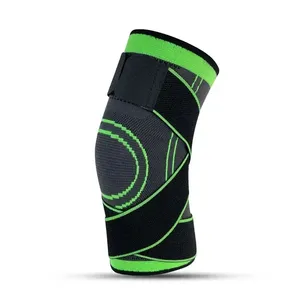 Wholesale Wholesale Sports Fitness <b>Knee</b> Pads <b>Support</b> Bandage <b>Braces</b> Elastic Nylon Compression Sleeve Breathable Lightweight Non- - Product Image 3