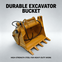 Bucket Hidrolik Excavator Langsung dari Pabrik, Baja Q345, Bucket Penjepit Tahan Lama