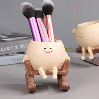 Pot de balançoire petit Pot de fleur visage souriant Rockchair Mini Pot succulent maison jardin décoration ornements chambre plante verte pendentif