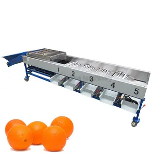 Rolling sorting machine for tomato potato size sorting machine