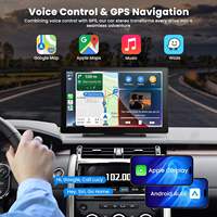 Autoradio multimédia universel 9 pouces avec CarPlay sans fil et Android Auto, écran tactile, montage sur tableau de bord, Mirror Link