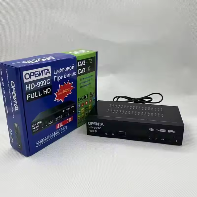 Customer Favorite | DVB-T2+C HD-999C FTA H.264 Digital Set-top Box HD 1080P Decoder Receiver Europe Africa Middle Asia Russia