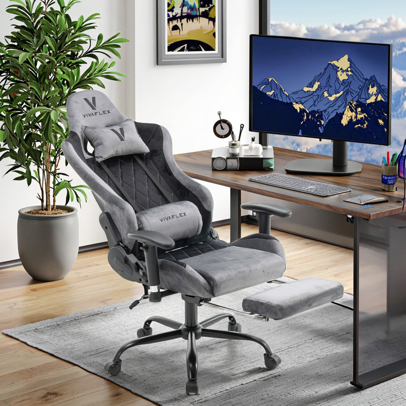 Luxury PU Leather Massage Ergonomic Swivel