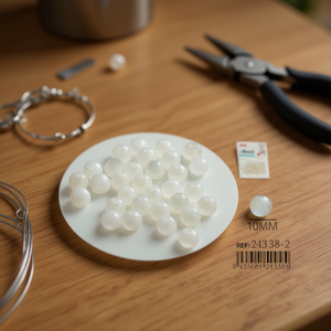 Perline Occhio di Gatto da 10mm per Creazione di Gioielli - Product Image 3