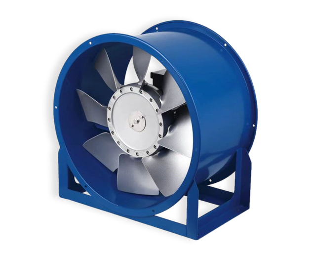 High-Temperature High-Humidity AC Power Electric Aluminum Axial Flow Fan with Ball Bearing 500mm 400mm Blades for Printing Shops