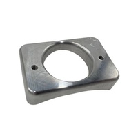 Boîtier de capteur MAF en aluminium usiné, style fente, avec bride de soudure