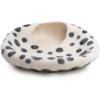 Lits pour chats en laine de luxe de haute qualité Lavage à la main Grotte Grossiste pour chats d'intérieur