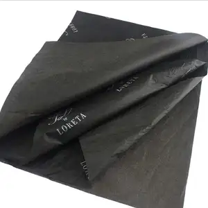 Tissue wrapping paper china wholesale custom logo black tissue paper for packing