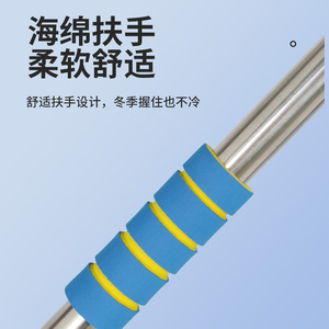 Stainless Steel IV Stand <b>Adjustable</b> Height 4 Castor Hospital Use Tripod Base - Product Image 4