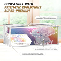 Étui de protection magnétique en acrylique transparent pour boîte SPC prismatique Pokémon, étui de rangement scellé pour cartes à collectionner TCG