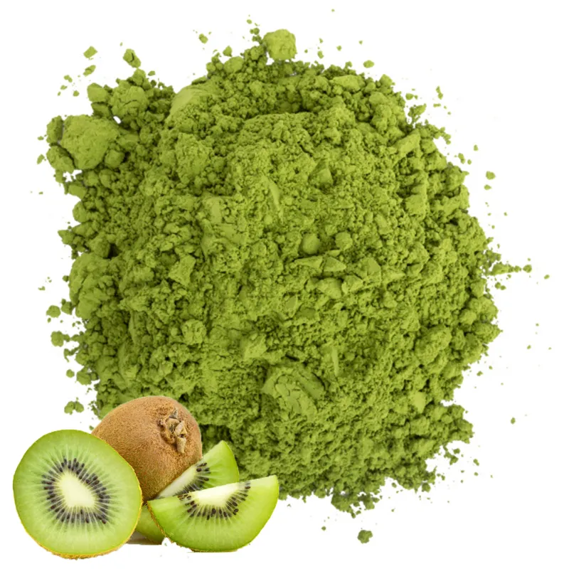 Pakaian upacara kualitas tinggi Label pribadi rasa Kiwi bubuk teh hijau Matcha organik dengan rasa lembut