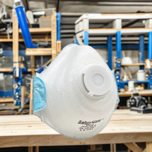 Respirateur à particules FFP2 jetable certifié CE Masque anti-poussière de sécurité industrielle avec valve d'expiration - Product Image 1
