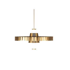 复古吊灯 工业设计照明 铁制亚克力 LED 吊灯 家用 - Product Image 5