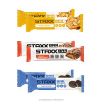 Emballage alimentaire biodégradable personnalisé de sceau de guérison barre énergétique chocolat emballage de barre de chocolat