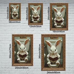 Panneau vintage « Les employés doivent se laver les mains » de 12x18 pouces pour une salle de bain originale - Product Image 2