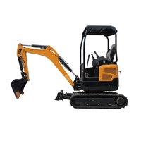 Excavatrice compacte JIAHE 2T, homologuée EPA Euro V, siège en cuir, prête pour l'agriculture et l'aménagement paysager, prix direct usine