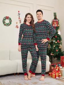 Conjuntos de Pijamas de Natal para a Família, Roupas Iguais para o Ano Novo, Pijamas em Xadrez para a Família - Product Image 6