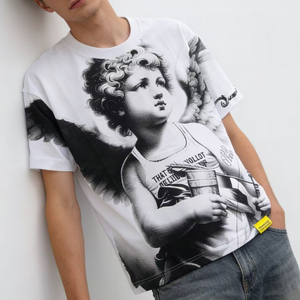 T-shirts pour hommes, style Y2K Streetwear, 100% Coton de qualité supérieure, <span class=keywords><strong>LOT</strong></span> de T-shirts pour homme et garçon - Product Image 2