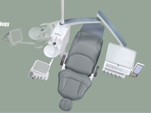 24 वी शोर रहित डीसी मोटर तीन यादें एकीकृत दंत इकाई बहुक्रियाशील दंत कुर्सी - Product Image 3