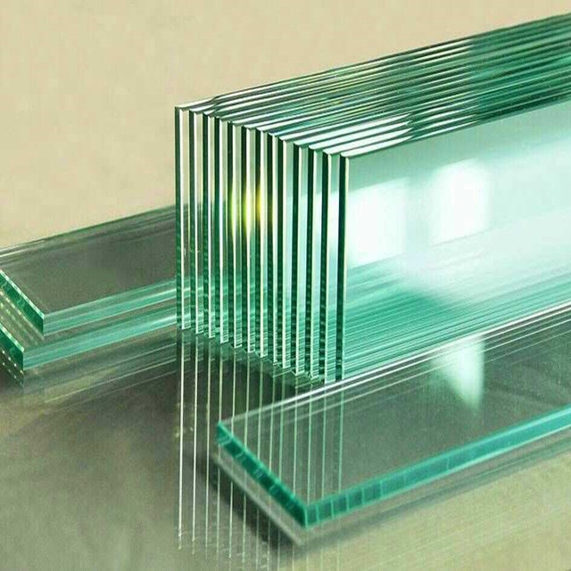 House Glass Design Large Clear Flat 36" Long Tempered Louvre Blades Windows Glass