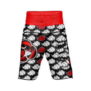 Short MMA BJJ Jiu Jitsu pour hommes, taille plus, respirant, imprimé par transfert thermique, spandex/polyester, taille mi-haute élastique, design ergonomique - Product Image 5