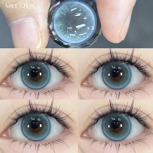 Lentilles de contact souples naturelles Haipurecon Sky <span class=keywords><strong>Blue</strong></span>, diamètre 14,5 mm, HEMA-NVP, 40 % d'eau, maquillage, vente en gros, blister Yimeixi PP - Product Image 3