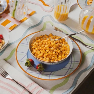 Biểu Tượng Tùy Chỉnh In Thanh Lịch Bộ Đồ Ăn Đám Cưới Gốm Thực Phẩm Phục Vụ Platter Tùy Chỉnh Bữa Ăn Tối Tấm Cho Nhà Hàng - Product Image 5