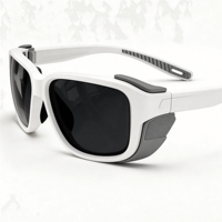 Lunettes de soleil de randonnée et d'escalade ultralégères à monture intégrale en TR90, deux pièces, avec logo personnalisé, OEM |   Lentilles TAC polarisées |   Protections latérales amovibles |
