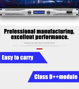 Professional Manufacturing 2 x 800Watt Power Amplifier Class D Good amp for full range speaker musical intrament audio equipment