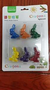 Crayons de cire non toxiques de forme spéciale personnalisables pour les tout-petits Lapin Dinosaures <span class=keywords><strong>Cactus</strong></span> Designs Not Easy Sale Hands Crayons Set - Product Image 4