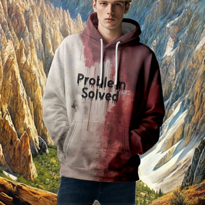 เสื้อฮู้ดดี้ผู้ชายแบบขายส่งสั่งทำพิเศษ ผ้าฝ้ายฟลีซเนื้อนุ่ม ระบายอากาศได้ดี พิมพ์ลาย 3 มิติ สำหรับฤดูหนาว แบรนด์ ommiz - Product Image 2