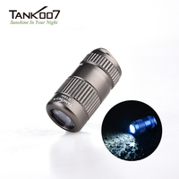 TANK007 E15 Ai Lanterne portable en aluminium, torche personnalisable avec logo, lampe de poche EDC étanche, mini lampe torche porte-clés