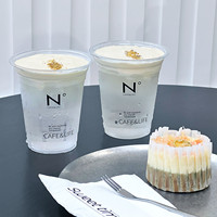 Gobelet à thé au lait commercial en PET, gobelet à boisson froide en plastique transparent, gobelet à café jetable avec couvercle, personnalisation à emporter