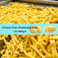 Ligne de production industrielle de snacks Shepody 100kg 300kg 500kg 1000kg 200kg 3000kg Ligne complète de production de frites surgelées