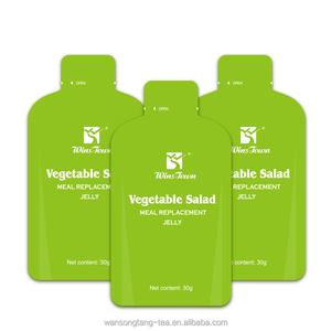 เยลลี่ทดแทนมื้ออาหารสลัดผัก รสแอปเปิ้ล แคลอรี่ต่ำ ไฟเบอร์สูง บำรุงสุขภาพผิวและสุขภาพทั่วไป 300 กรัม - Product Image 2