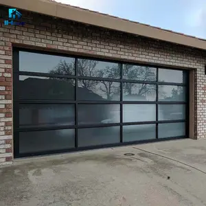 Mecanismo Abridor de puerta de garaje de vidrio de aluminio único Piezas automáticas para puerta de garaje