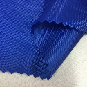 Оптовая продажа готовый синий полиэстер 210D водоотталкивающая ткань с полиуретановым покрытием