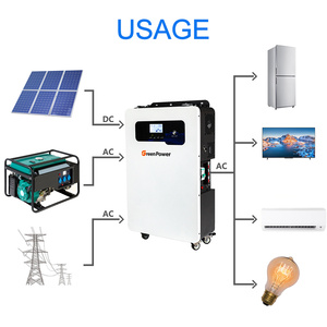 Système <span class=keywords><strong>solaire</strong></span> tout-en-un avec onduleur intégré et <span class=keywords><strong>batterie</strong></span> au <span class=keywords><strong>lithium</strong></span> LiFePO4 <span class=keywords><strong>48V</strong></span> <span class=keywords><strong>200Ah</strong></span> de 5,12 kWh pour l'alimentation domestique - Product Image 5