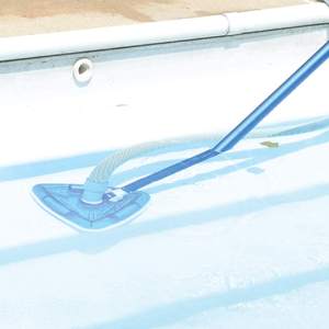 Cabezal de Aspiradora Triangular Azul para Piscinas, Suministros para Piscinas, Cabezal de Aspiradora Triangular con Giro y Protector - Product Image 2