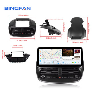 Xe DVD player <span class=keywords><strong>Android</strong></span> Car HIFI âm thanh GPS Hệ thống 12.3 inch đài phát thanh xe ô tô Navigator hệ thống đa phương tiện cho Ford Kuga 2013-2018 - Product Image 2