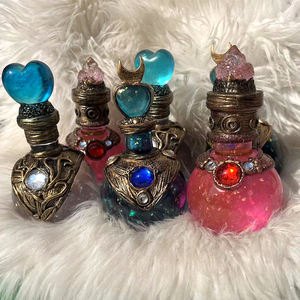 Botella mágica <span class=keywords><strong>de</strong></span> resina hecha a mano con diseño <span class=keywords><strong>de</strong></span> Ángel Aura y luna <span class=keywords><strong>de</strong></span> cristal, creativa, para Decoración - Product Image 1