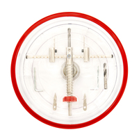 ABS bouclier anti-poussière coupe contreplaqué faisant des lumières encastrées argent lame de coupe tranchante réglable cercle trou scie Cutter