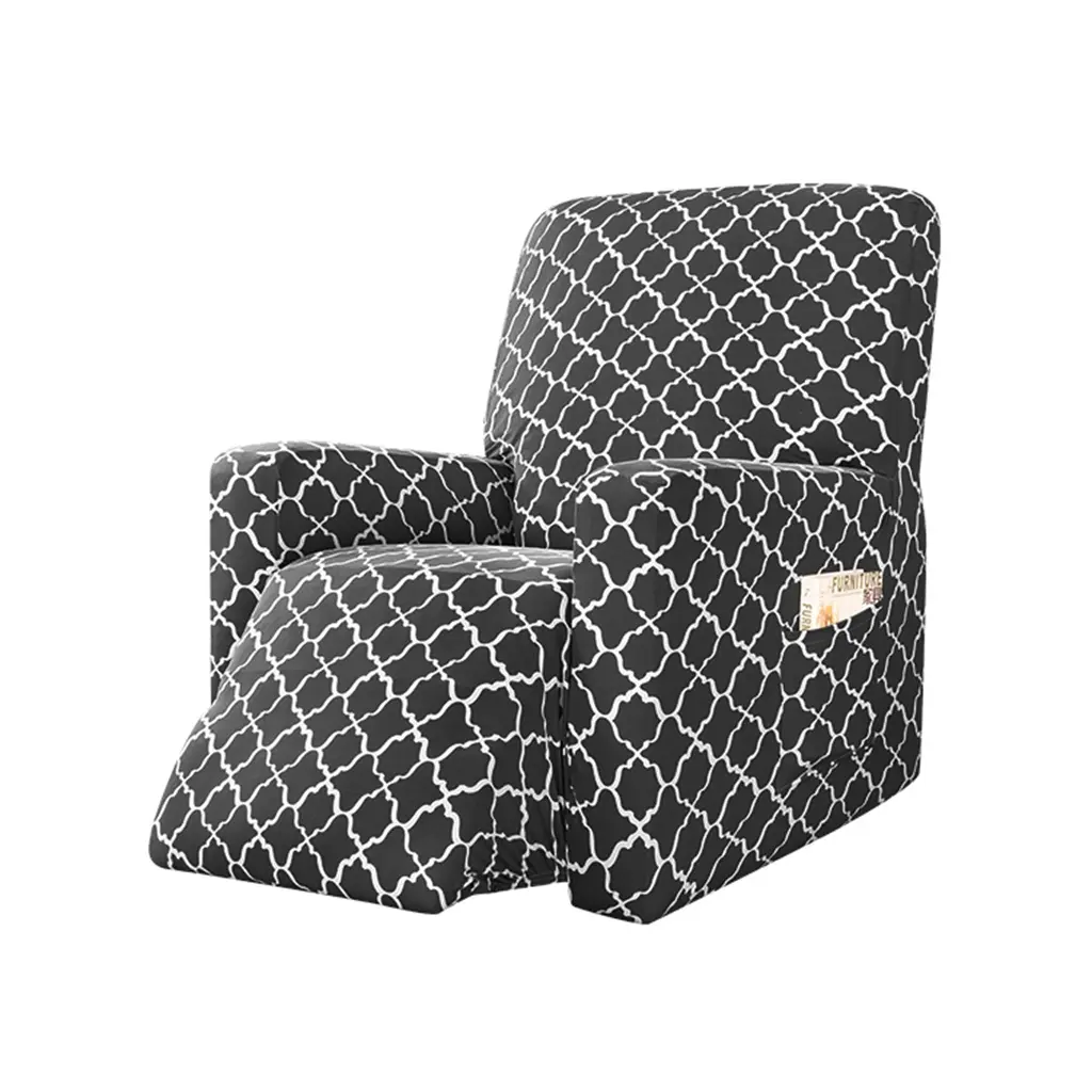 Stretch Rocking Recliner Silp cover Stuhl hussen rutsch fest für Leder-und Stoffs ofa mit Seiten tasche