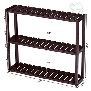 3 Tier Bathroom Accessories Storage Rack Adjustable Layer Multifunctional Space Saver <b>Bamboo</b> Bathroom <b>Shelf</b> - Product Image 3